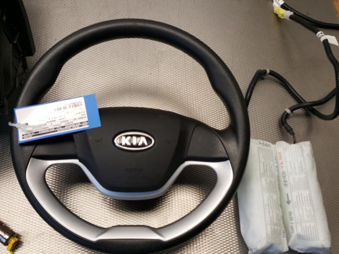 Airbag set+module from a Kia Picanto (TA) 1.0 12V 2012