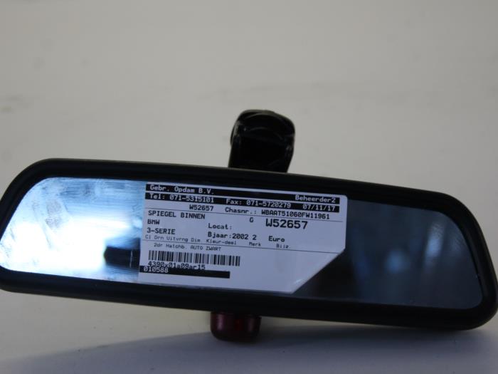Używane Lusterko wewnetrzne BMW 3 serie Compact (E46/5) 316ti 16V Cena € 26,00 Procedura marży oferowane przez Gebr Opdam B.V.