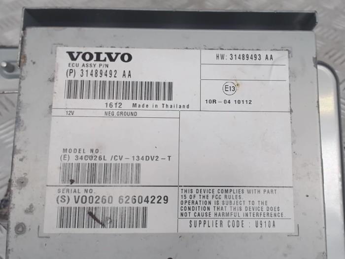 Radio amplifier Volvo V60 I 2.4 D4 20V AWD - 31489492 VOLVO