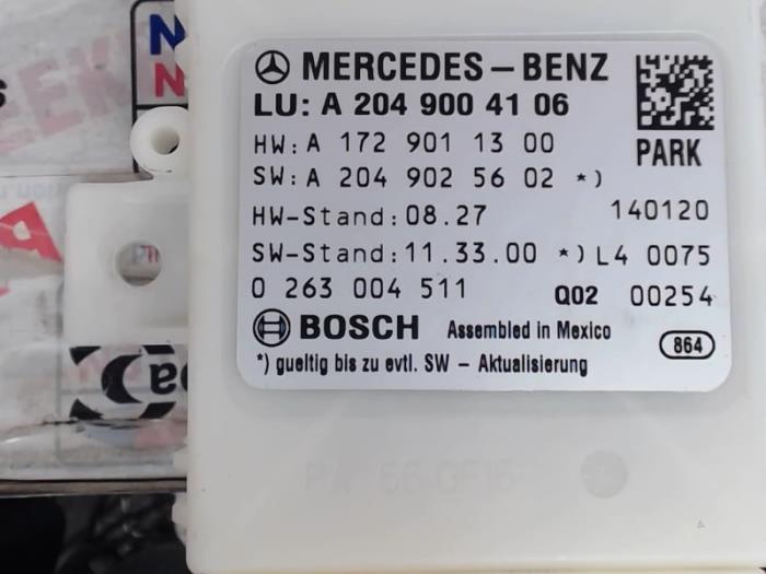 Modul czujników parkowania z Mercedes-Benz C (W204) 2.2 C-220 CDI 16V BlueEFFICIENCY 2014