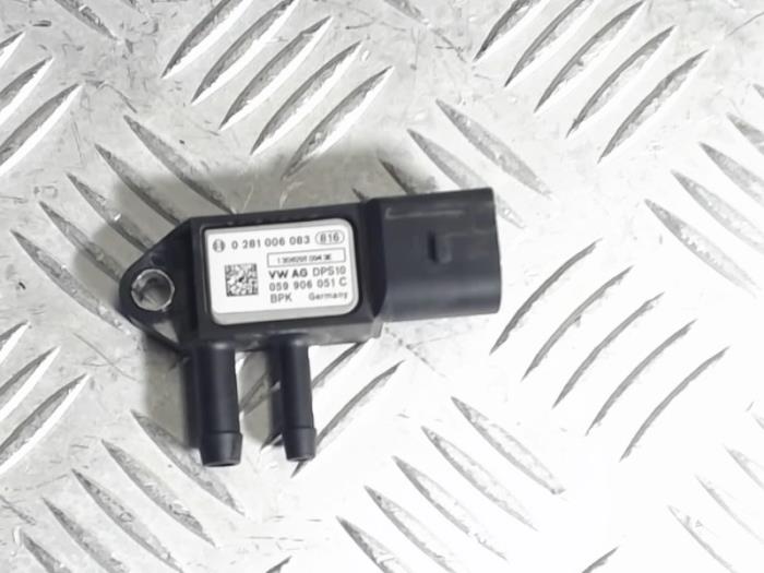 Sensor de filtro de hollín de un Volkswagen Polo V (6R) 1.2 TDI 12V BlueMotion 2014