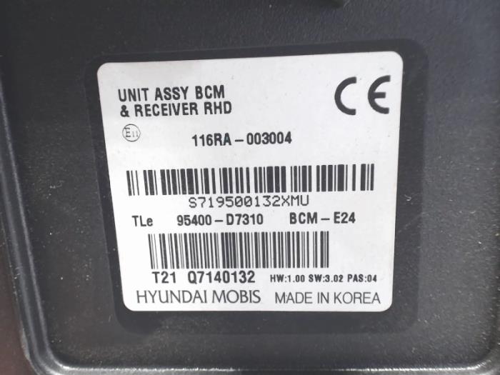 Ordenador de gestión de motor de un Hyundai Tucson (TL) 1.6 GDi 16V 2WD 2018