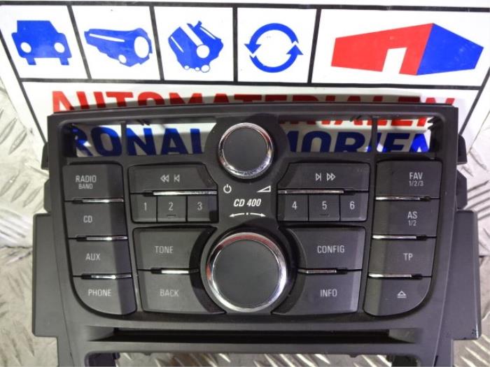Cableado de radio de un Opel Astra 2010