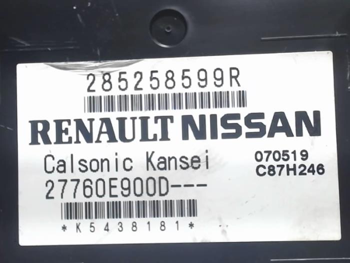 Module climatronic d'un Renault Captur (2R) 0.9 Energy TCE 12V 2019