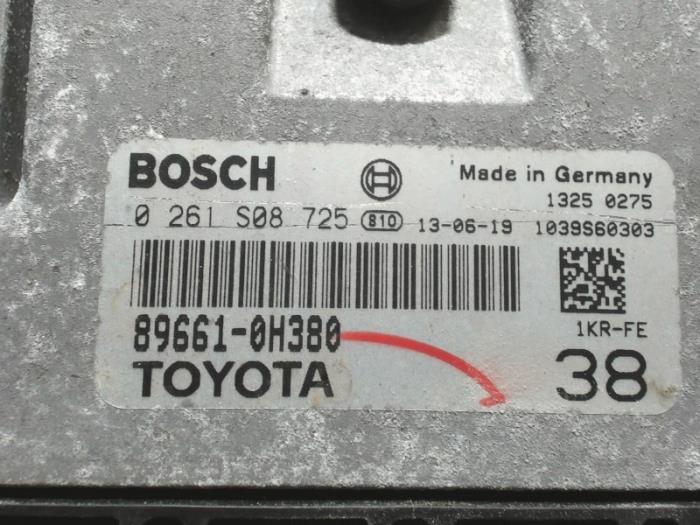 Engine management computer from a Peugeot 107 1.0 12V 2013
