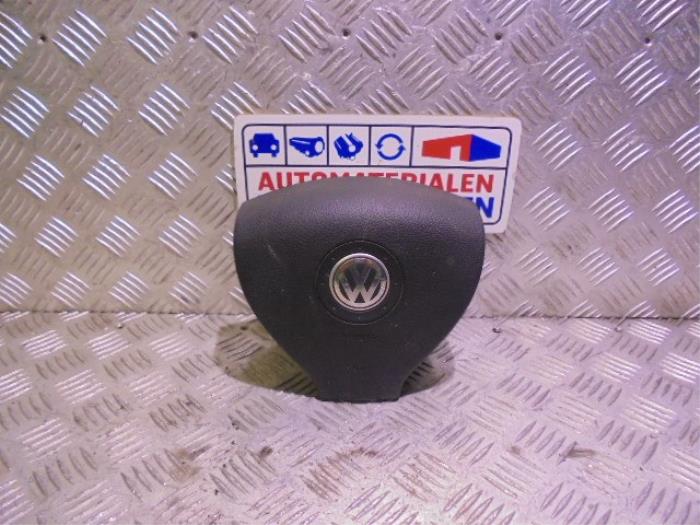 Left airbag (steering wheel) from a Volkswagen Eos (1F7/F8) 3.2 V6 24V 2007