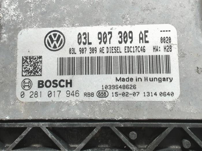 Komputer sterowania silnika z Volkswagen Passat CC (357) 2.0 TDI 16V 140 2015