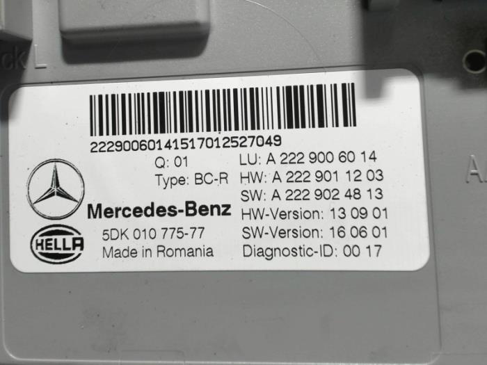 Sterownik Body Control z Mercedes-Benz C Estate (S205) C-43 AMG 3.0 V6 24V Turbo 4-Matic 2017