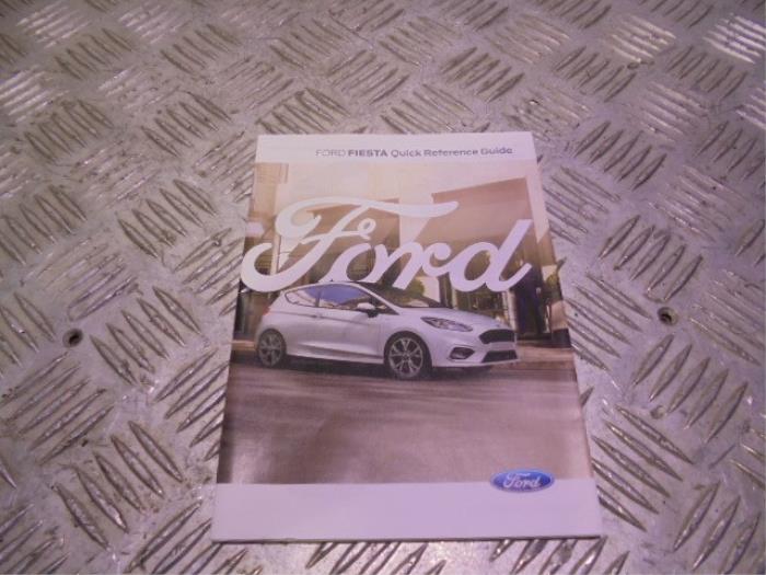 Betriebsanleitung van een Ford Fiesta 7 1.0 EcoBoost 12V 100 2018