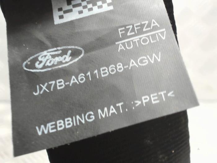 Ceinture de sécurité arrière droite d'un Ford Focus 4 1.5 EcoBlue 120 2020
