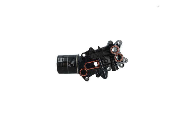 Oil filter housing from a Volkswagen Polo V (6R) 1.4 TDI 2018