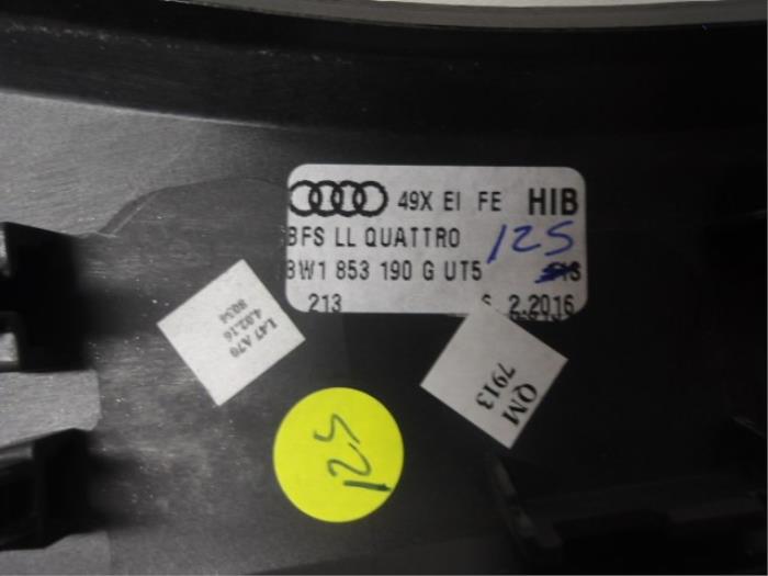 Dashboard decoration strip from a Audi A4 Avant (B9) 2.0 TDI 16V 2016