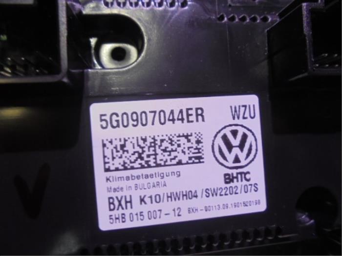 Panneau de commandes chauffage d'un Volkswagen Passat Variant (3G5) 2.0 TDI 16V 190 4Motion 2021