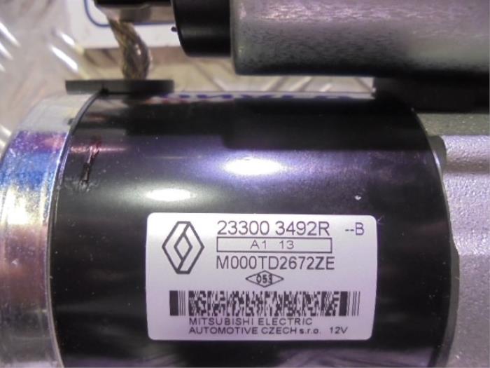 Starter from a Renault Twingo III (AH) 1.0 SCe 75 12V 2021