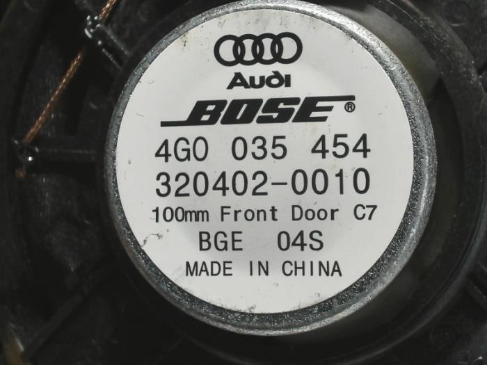 Glosnik z Audi A7 Sportback (4GA/4GF) 3.0 TDI Clean Diesel V6 24V Quattro 2016