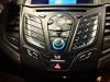 Panel de control de radio de un Ford Fiesta 6 (JA8) 1.0 EcoBoost 12V 100 2017