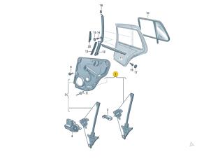 Używane Mechanizm szyby lewej tylnej wersja 4-drzwiowa Volkswagen Golf IV (1J1) 1.9 TDI Cena € 35,00 Procedura marży oferowane przez Automaterialen Ronald Morien B.V.