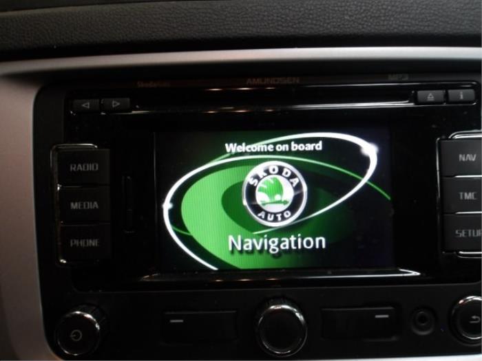Navigation System van een Skoda Octavia (1Z3) 1.4 TSI 16V 2011