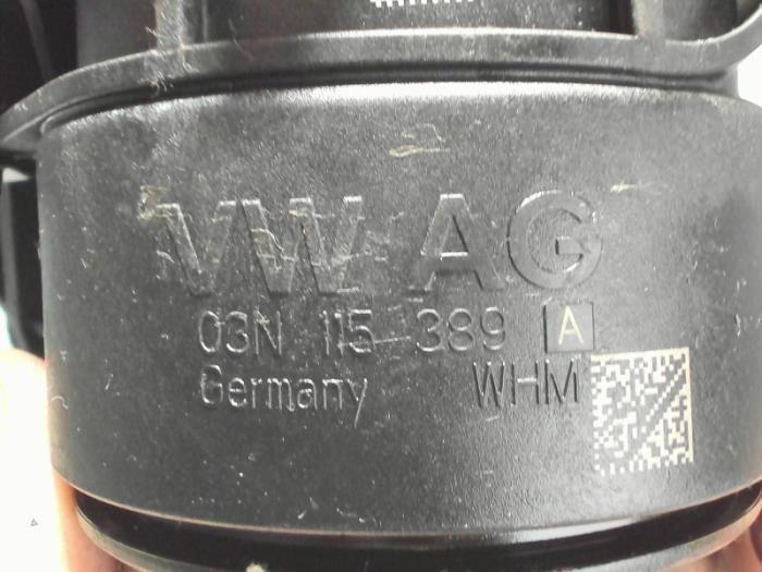 Oil filter from a Volkswagen Golf VII Variant (AUVV) 2.0 GTD 16V 4Motion 2019