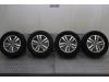 Juego de llantas y neumáticos de un Volkswagen Tiguan (5N1/2), 2007 / 2018 1.4 TSI 16V 4Motion, SUV, Gasolina, 1.390cc, 110kW (150pk), 4x4, CAVA, 2008-03 / 2011-05, 5N1 2009