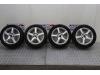Set of wheels + tyres from a Ford Fiesta 6 (JA8), 2008 / 2017 1.6 TDCi 16V 95, Hatchback, Diesel, 1.560cc, 70kW (95pk), FWD, TZJB, 2010-02 / 2015-12 2012