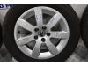 Set of wheels + tyres from a Volkswagen Polo V (6R) 1.2 TDI 12V BlueMotion 2010
