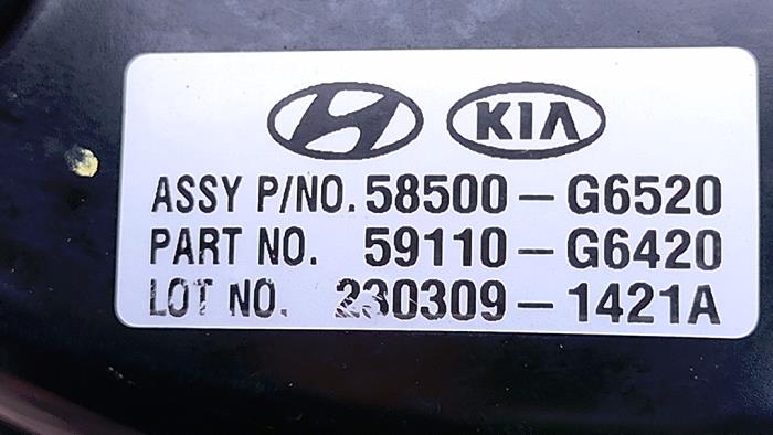 Assistant de freinage d'un Kia Picanto (JA) 1.0 DPi 12V 2023