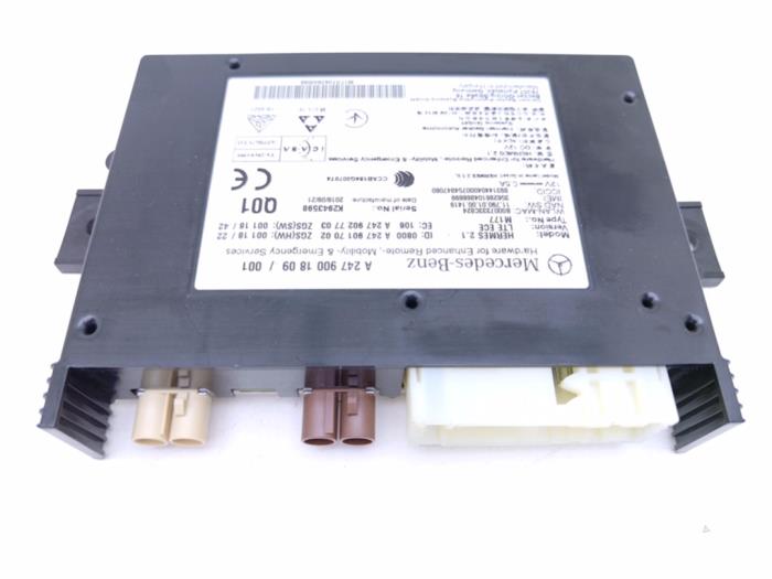 Usagé Module Bluetooth Mercedes A-Klasse AMG (177.0) 2.0 A-35 AMG Turbo 16V 4Matic Prix € 49,00 Règlement à la marge proposé par Automaterialen Ronald Morien B.V.