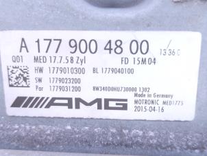 Engine management computer from a Mercedes-AMG C-Klasse AMG (W205) C-63 S,Edition 1 AMG 4.0 V8 Biturbo 2015