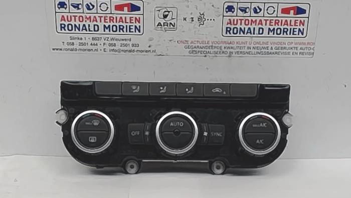 Heater control panel from a Volkswagen Passat 2013
