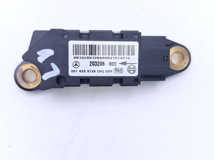 Airbag deployment crash sensor