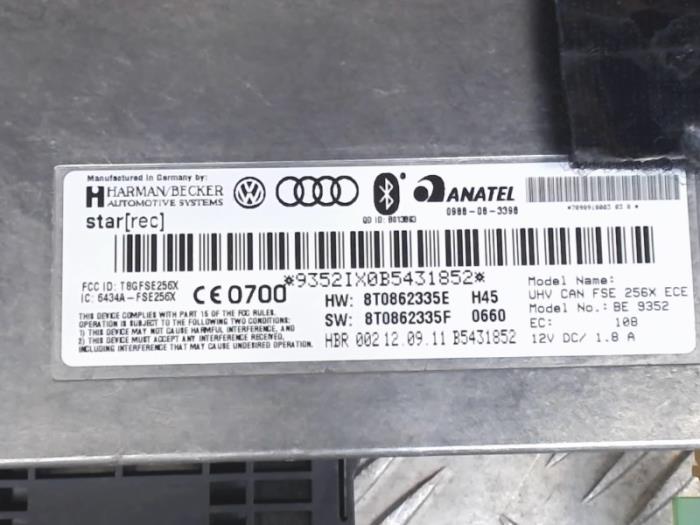 Używane Interfejs telefoniczny Audi A5 Sportback (8TA) 2.0 TDI 16V Cena € 100,00 Procedura marży oferowane przez Automaterialen Ronald Morien B.V.
