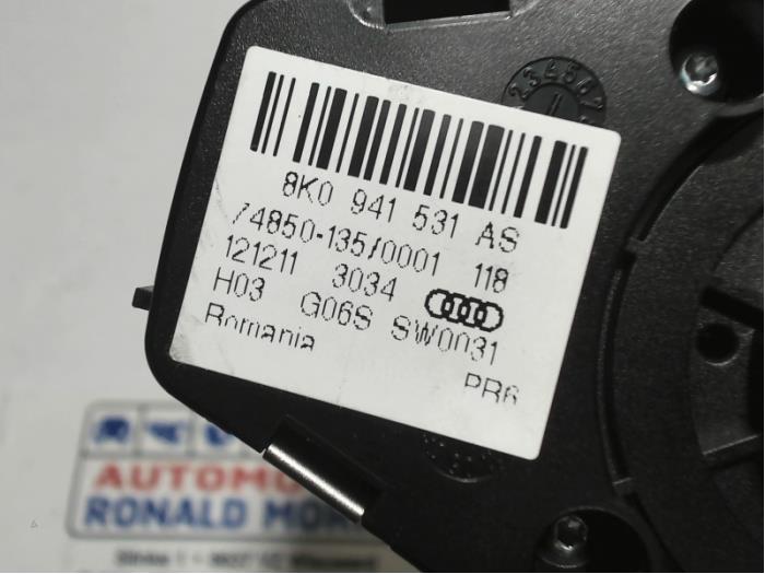Light switch from a Audi A5 (8T3) 2.0 TDI 16V 2012