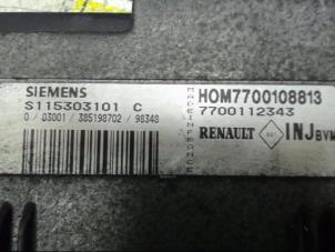 Ignition lock + computer from a Renault Kangoo (KC) 1.4 1999