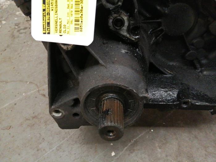 Getriebe van een Renault Clio II Societe (SB) 1.9D 2000