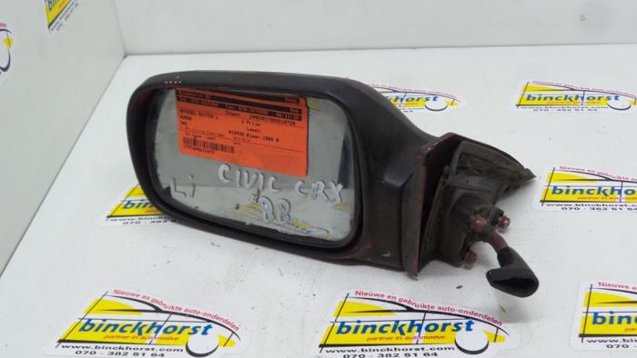 Wing mirror, left from a Honda Civic CRX (ED/EE) 1.6i 16V 1988