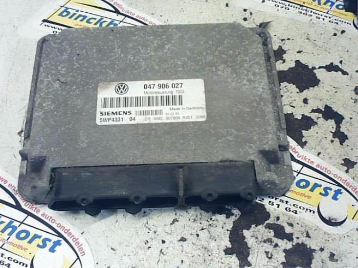 Cerradura de contacto y ordenador de un Volkswagen Lupo (6X1) 1.0 MPi 50 1999