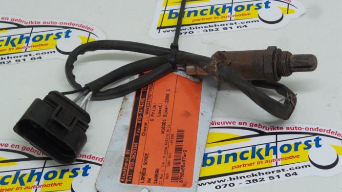 Używane Sonda lambda Volkswagen Sharan (7M8/M9/M6) 2.0 Cena € 31,50 Procedura marży oferowane przez Binckhorst BV