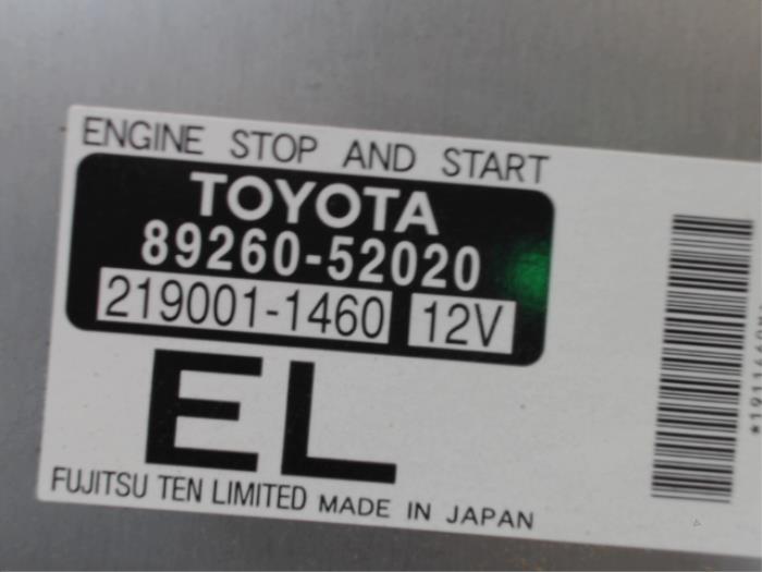 Start/Stop computer from a Toyota Yaris II (P9) 1.33 16V Dual VVT-I 2009