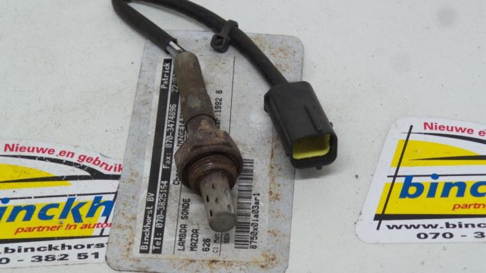 Lambda probe Mazda 626 (GE14/74/84), 1991 / 1997 2.0i LX,GLX 16V, Hatchback, Petrol, 1.991cc, 86kW (117pk), FWD, FS83; FS84; FS31, 1991-08 / 1997-04, GE14J (Used)