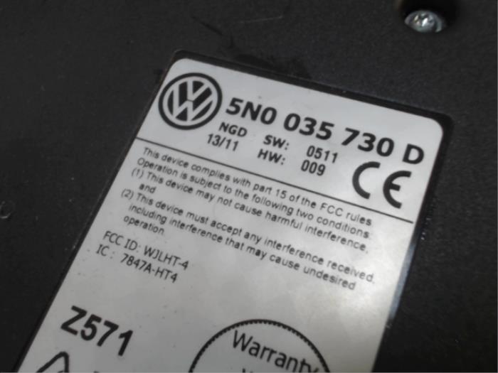 Bluetooth Block van een Volkswagen Eos (1F7/F8) 2.0 TDI 16V 2011
