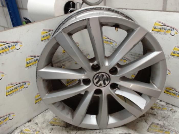 Używane Obrecz Volkswagen Eos (1F7/F8) 2.0 TDI 16V Cena € 52,50 Procedura marży oferowane przez Binckhorst BV