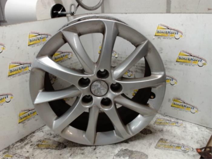 Używane Obrecz Peugeot 508 SW (8E/8U) 1.6 HDiF 16V Cena € 47,25 Procedura marży oferowane przez Binckhorst BV