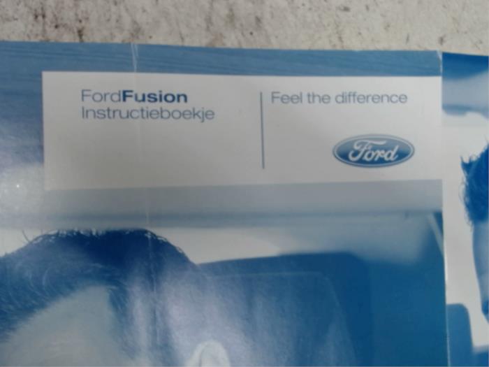 Instruction Booklet from a Ford Fusion 1.4 16V 2008