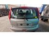 Tailgate from a Nissan Note (E11), 2006 / 2013 1.5 dCi 90, MPV, Diesel, 1.461cc, 66kW (90pk), FWD, K9K276, 2010-09 / 2012-06, E11CC04 2010