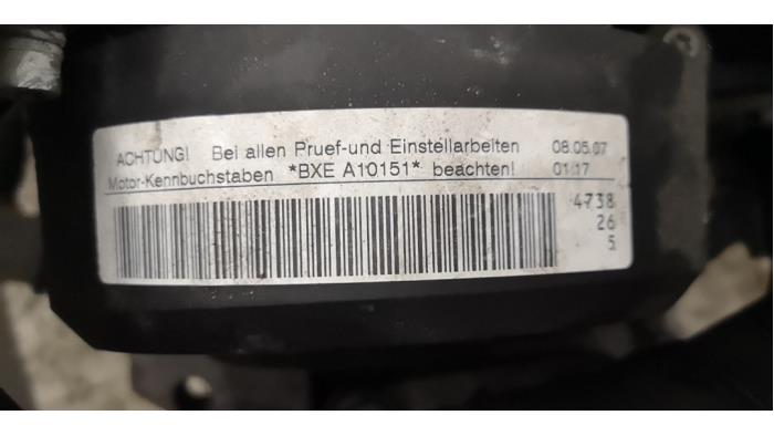 Engine from a Skoda Octavia Combi (1Z5) 1.9 TDI 4x4 2008