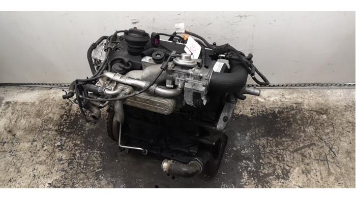 Engine from a Skoda Octavia Combi (1Z5) 1.9 TDI 4x4 2008
