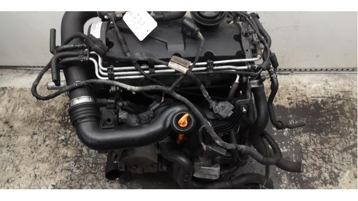 Engine from a Skoda Octavia Combi (1Z5) 1.9 TDI 4x4 2008