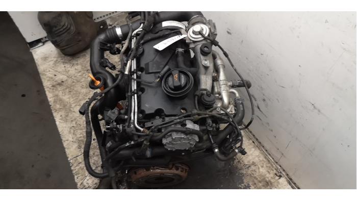 Engine from a Skoda Octavia Combi (1Z5) 1.9 TDI 4x4 2008