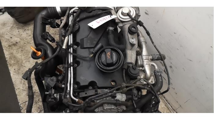 Engine from a Skoda Octavia Combi (1Z5) 1.9 TDI 4x4 2008
